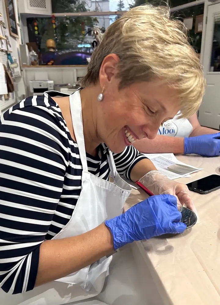 Nataliya Korchagina During her Life Crafting Process